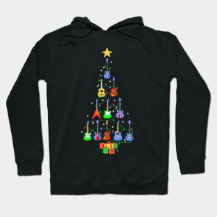 My Guitars Christmas Tree Hoodie